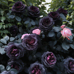 Роза Черная купить по цене от 450р. в интернет-магазине «Посадика» с доставкой почтой в в Щелкиное и по всей России – [изображение №1].