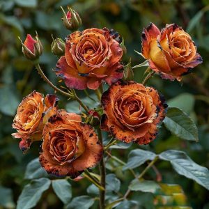 Роза плетистая Оранжевый Бриллиант купить по цене от 450р. в интернет-магазине «Посадика» с доставкой почтой в в Щелкиное и по всей России – [изображение №1].